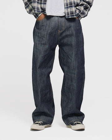 Baggy Raw Denim - Indigo