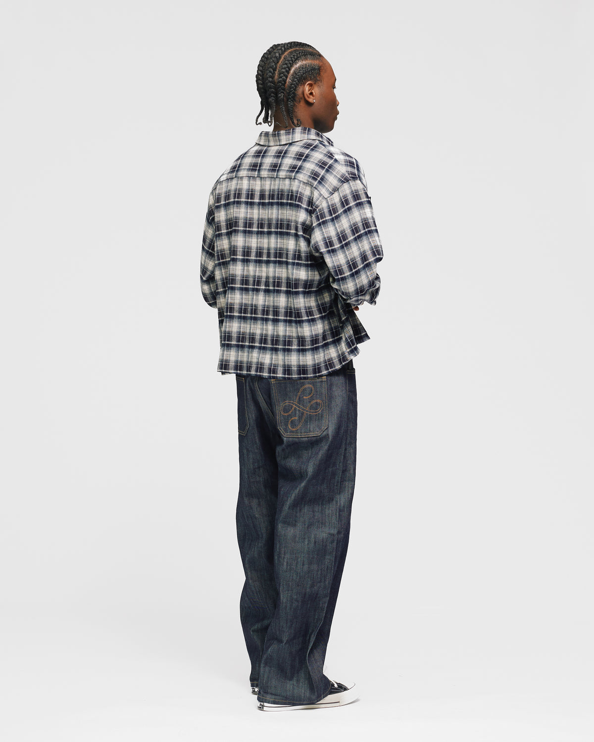 Baggy Raw Denim - Indigo
