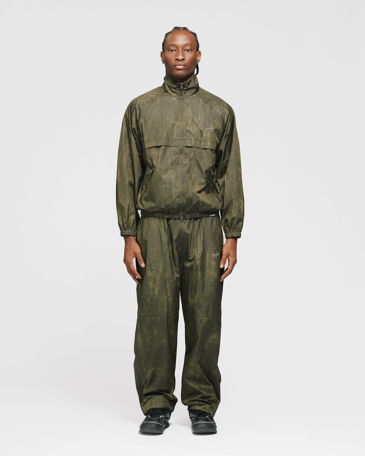 Baggy Nylon Pant - Olive