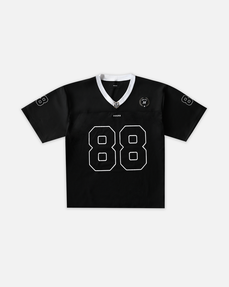 Hours Football Jersey - Black