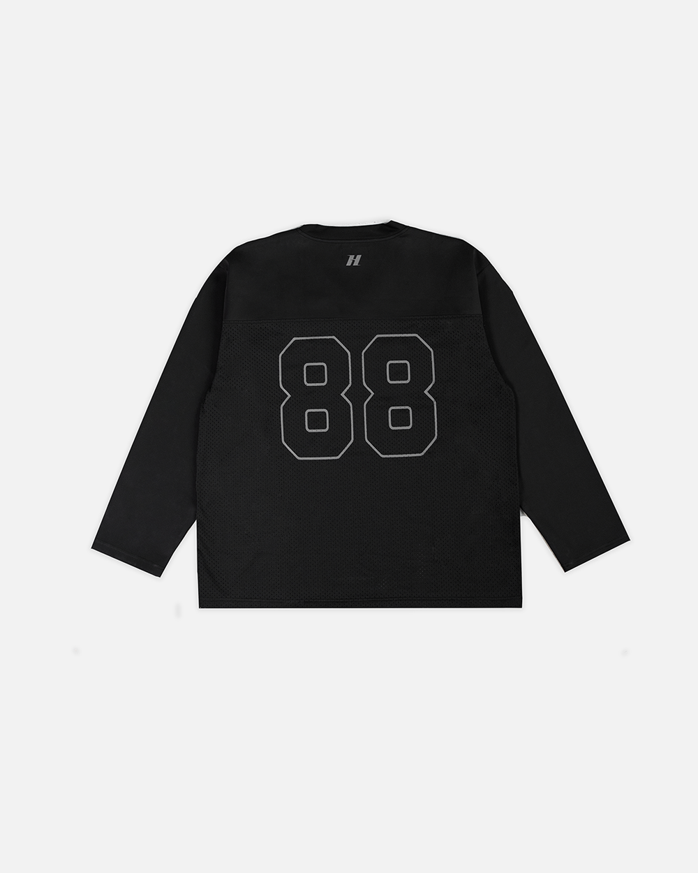 Hours Longsleeve Football Jersey Black