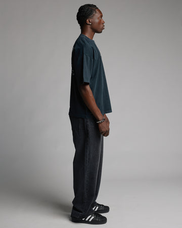 The World is Hours T-Shirt - Vintage Black