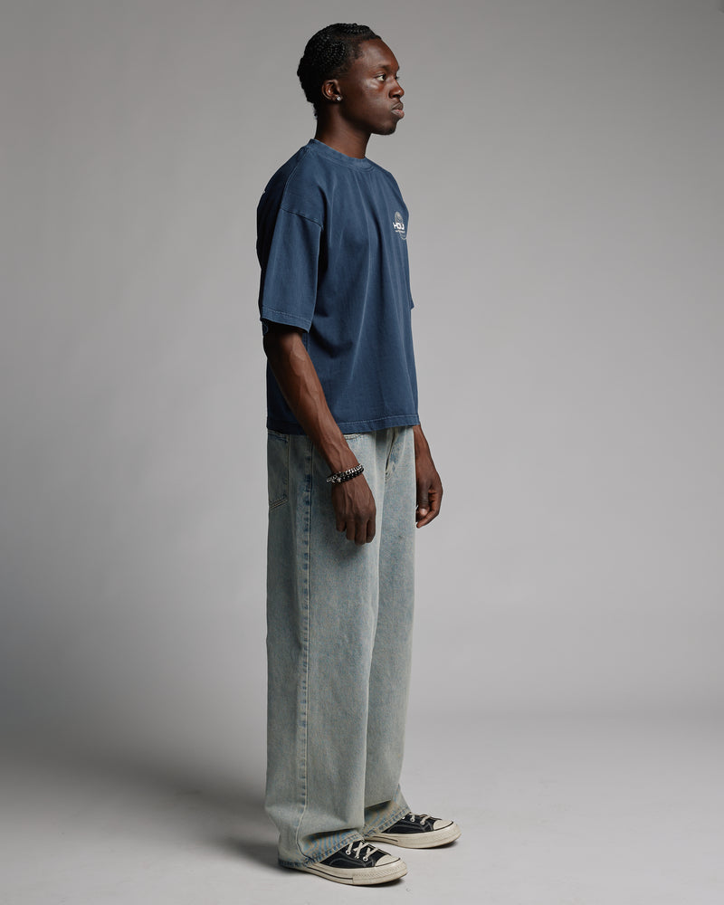 Hours International T-Shirt - Vintage Navy