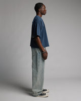 Hours International T-Shirt - Vintage Navy