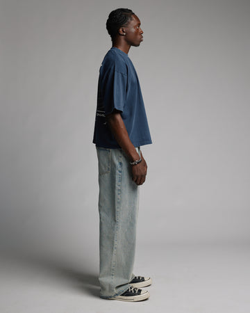 Hours International T-Shirt - Vintage Navy