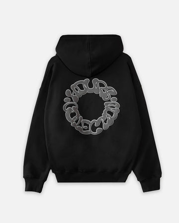 Graffiti Hoodie - Black