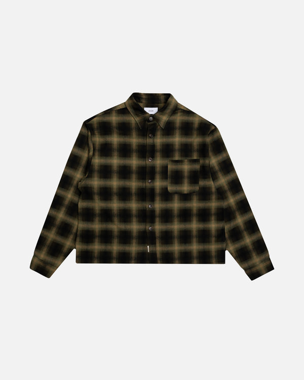 Cropped Flannel - Green
