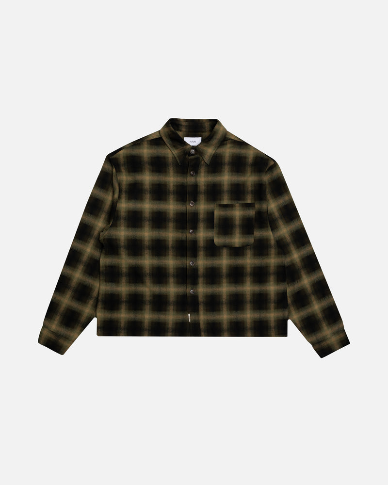 Cropped Flannel - Green