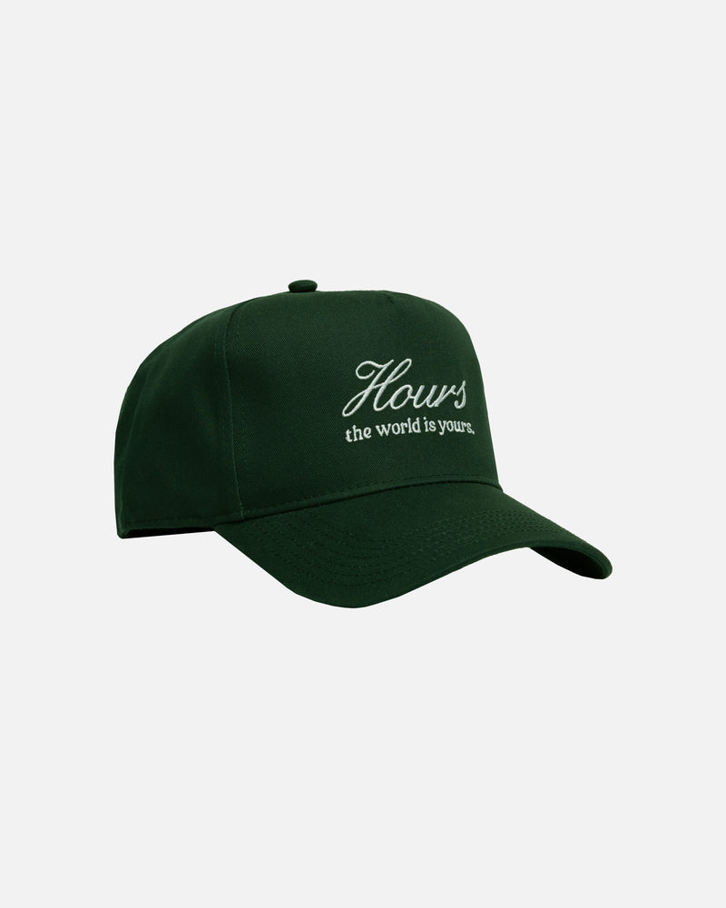 The World is Yours Snapback - Forest Green