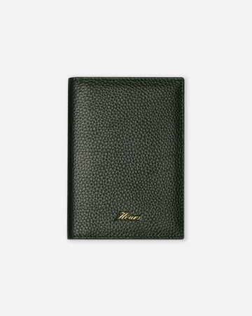 Signature Passport Holder - Forest Green