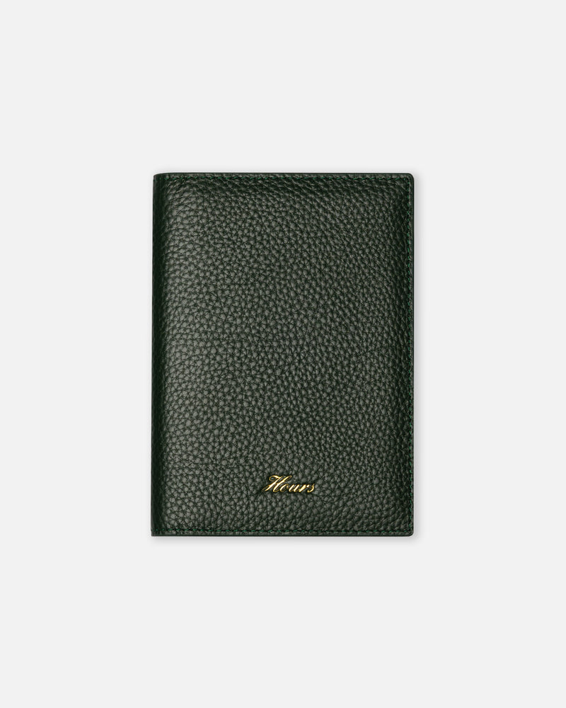 Signature Passport Holder - Forest Green
