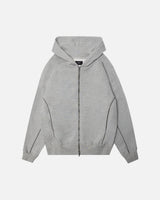 Arc Zip Hoodie - Grey