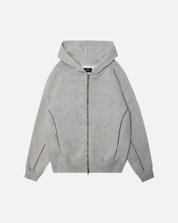 Arc Zip Hoodie - Grey