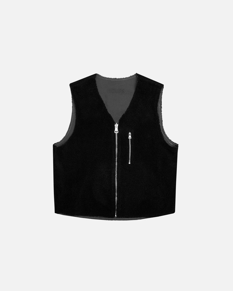 Reversible Workwear Vest - Washed Grey