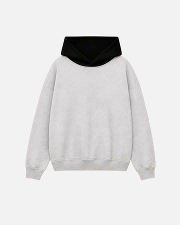 Two-Tone Hoodie - Grey
