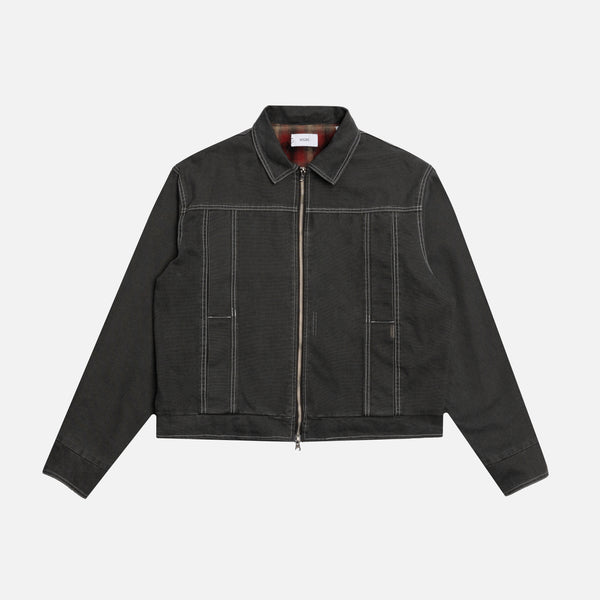 Workwear Jacket - Washed Grey – Hours