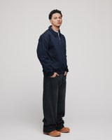 Drop Shoulder 1/4 Zip - Navy