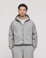 Arc Zip Hoodie - Grey
