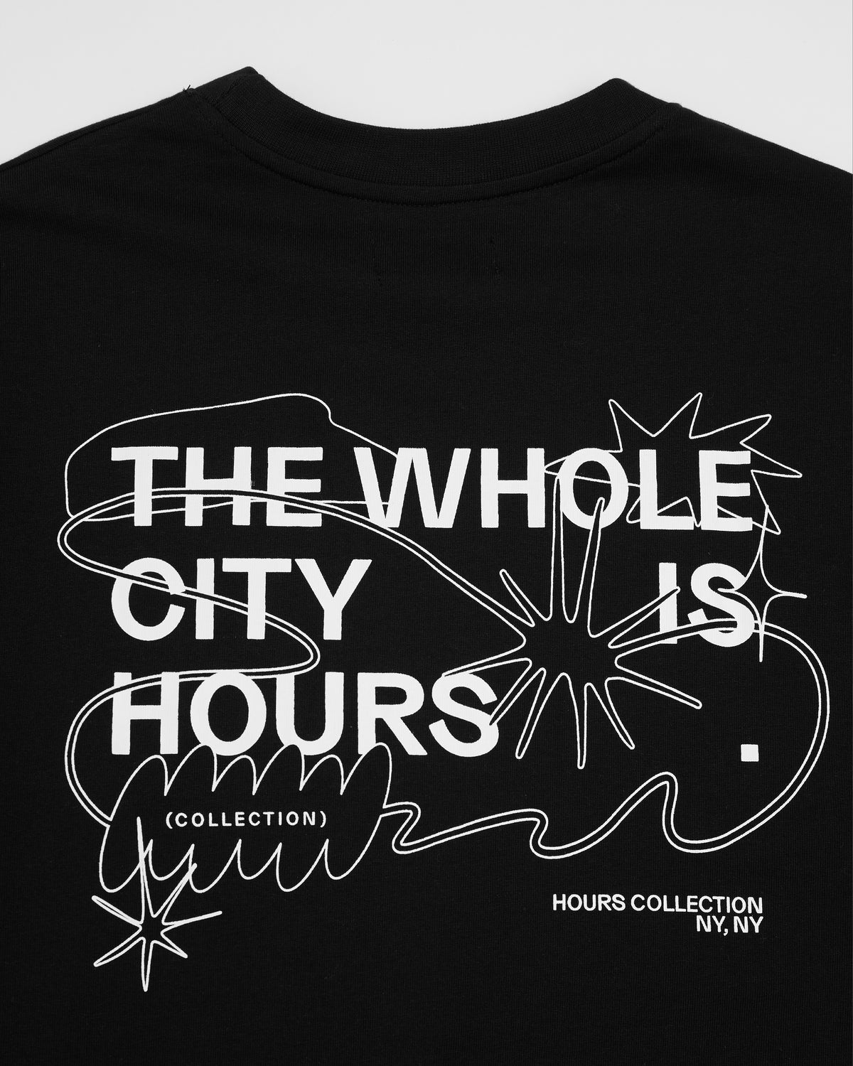 City is Hours T-Shirt - Black