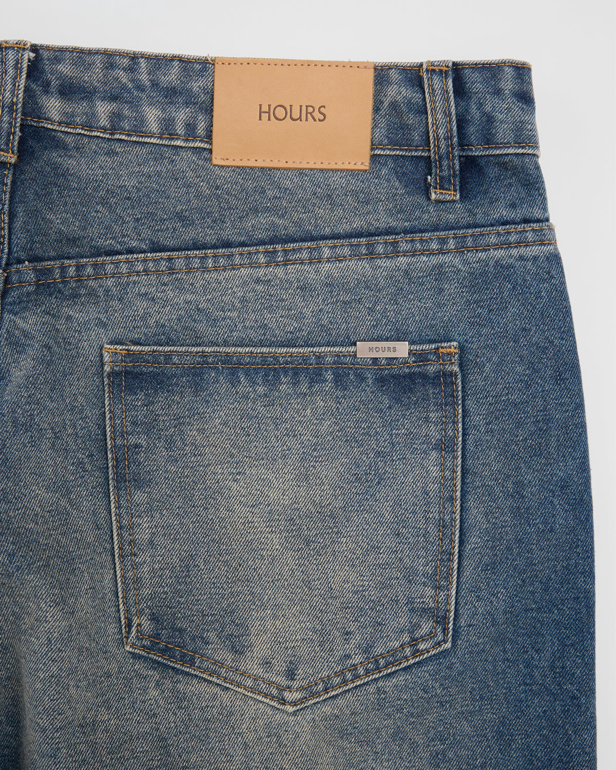 Baggy Denim Pants - Mid Blue