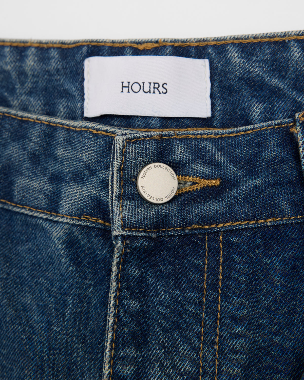 Baggy Denim Pants - Mid Blue
