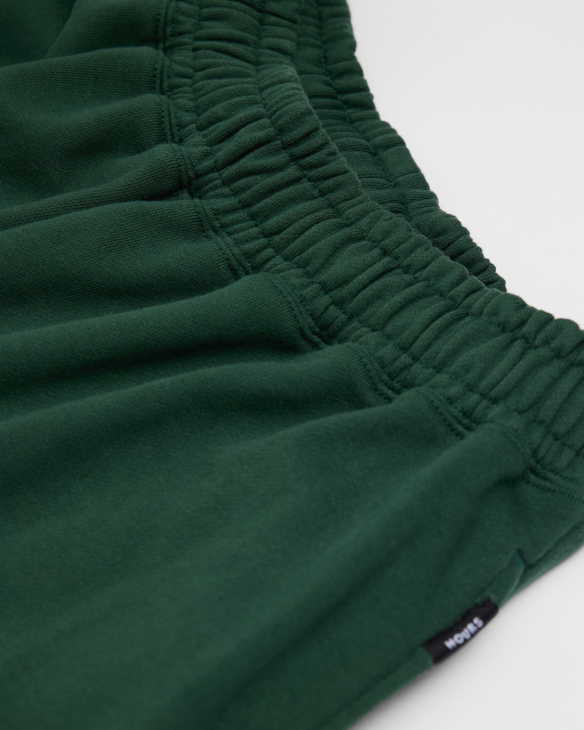 Open Bottom Sweatpants - Forest Green