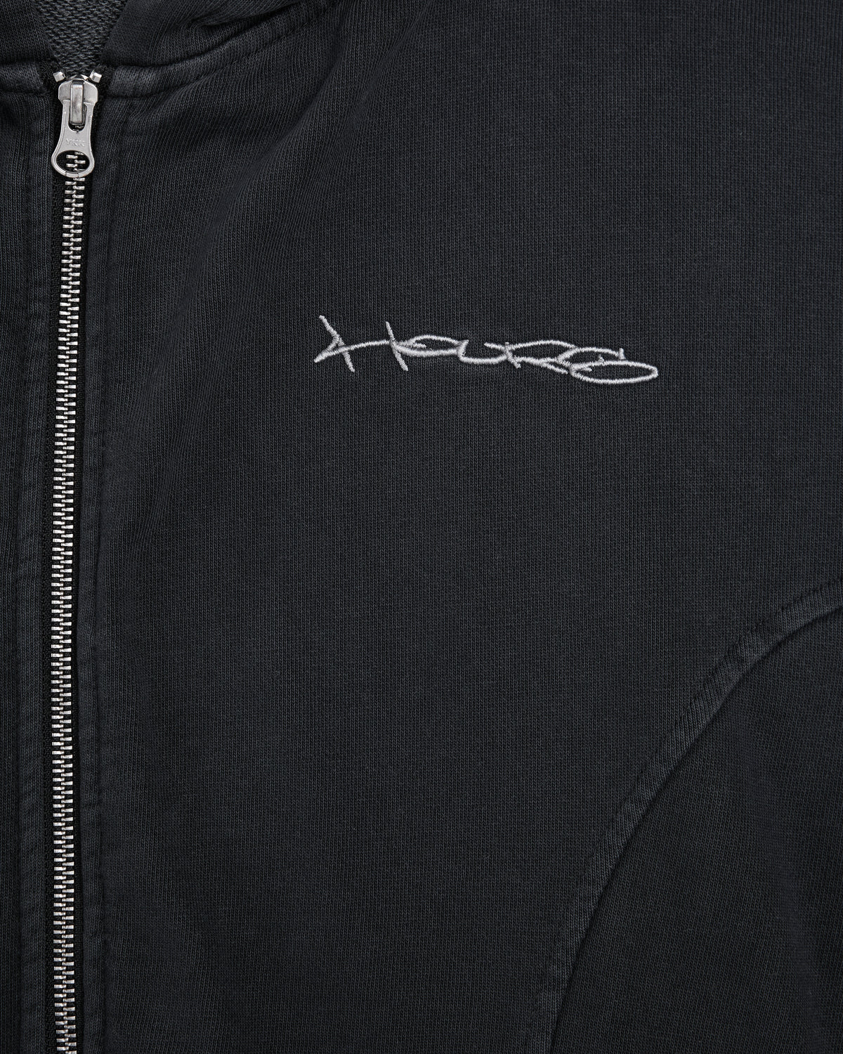 Signature Zip Hoodie - Vintage Black