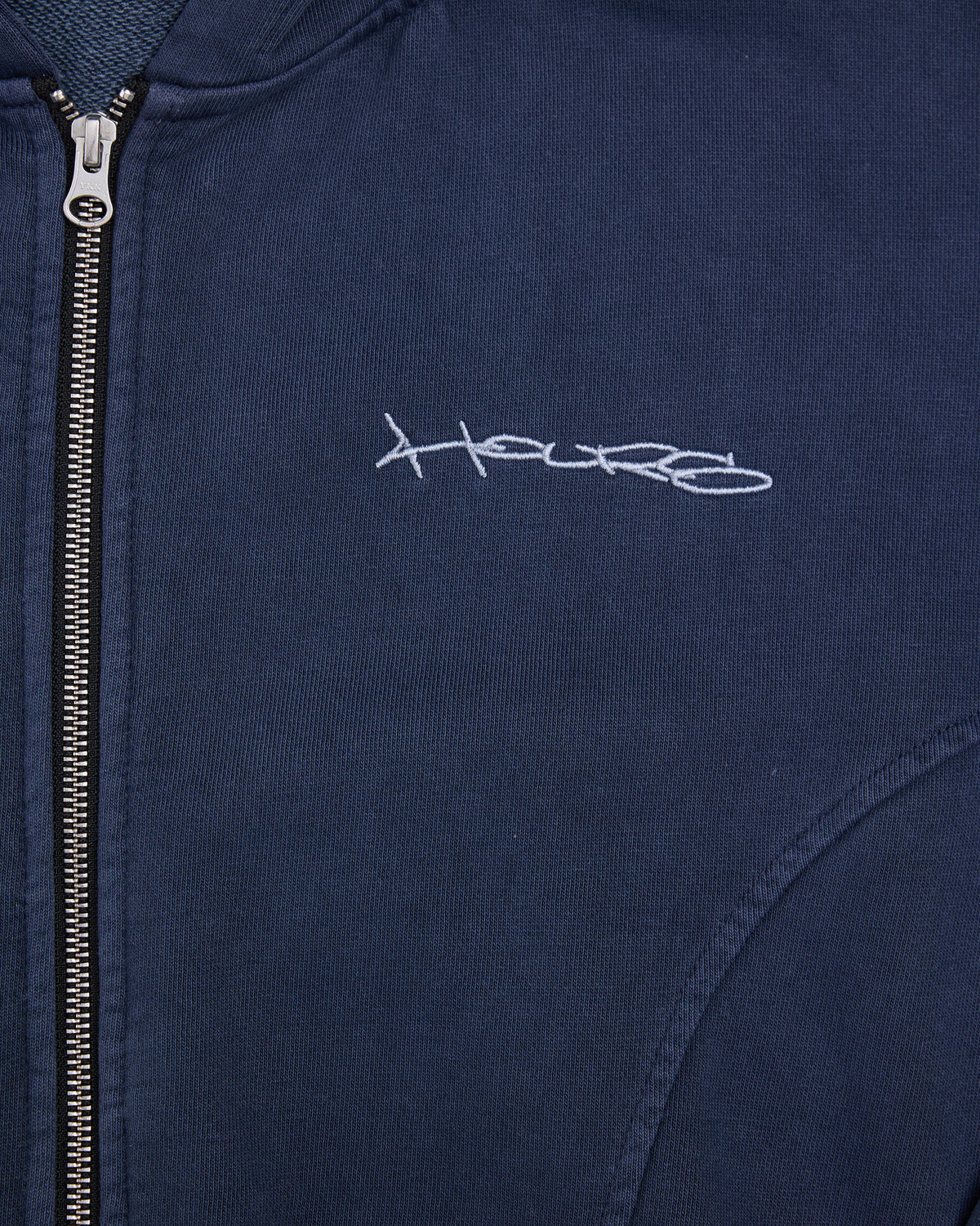 Signature Zip Hoodie - Vintage Navy