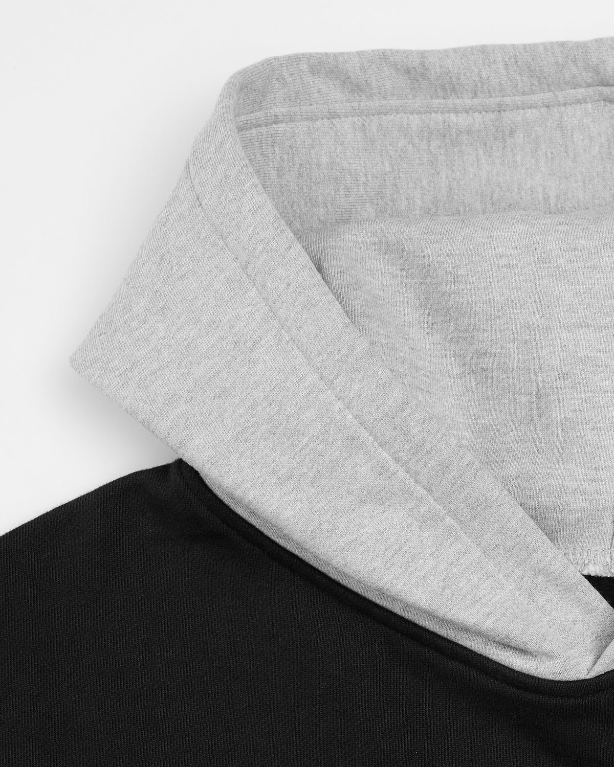 Two-Tone Hoodie - Black