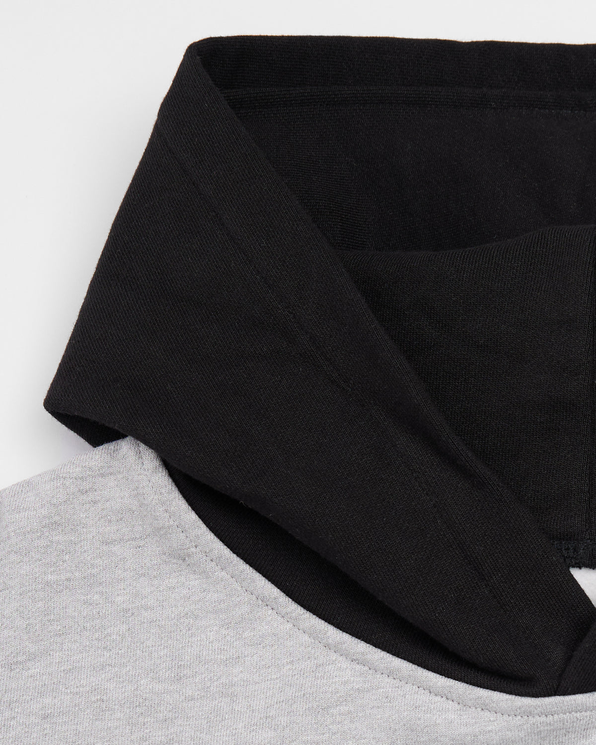 Two-Tone Hoodie - Grey