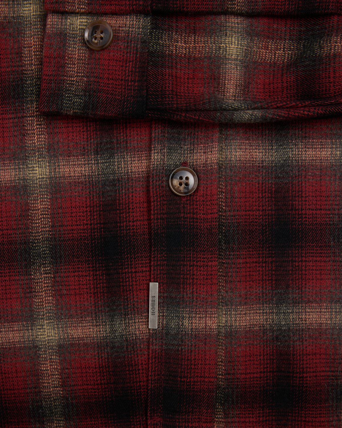 Cropped Flannel - Red