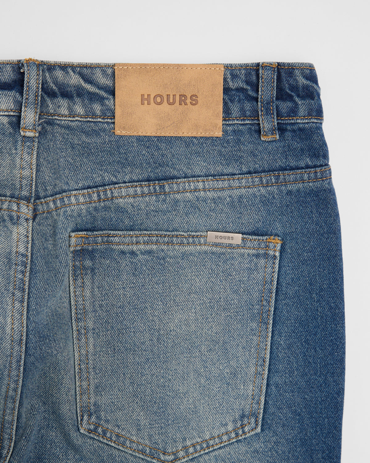 Flare Denim Pants - Mid Blue