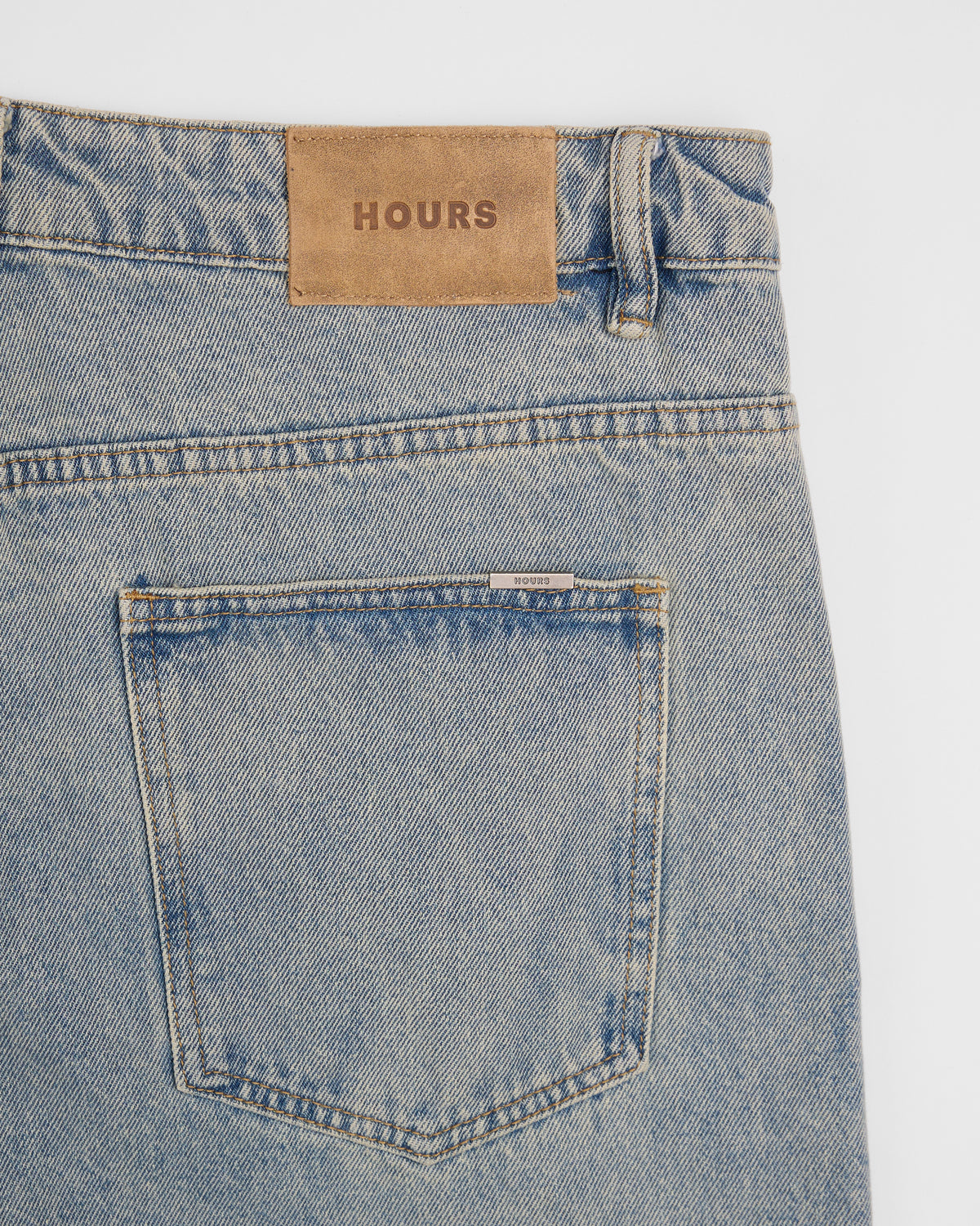 Baggy Denim Pants - Washed Blue