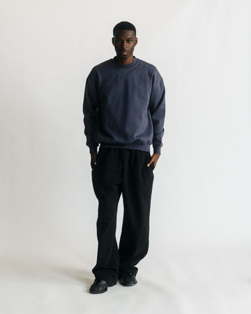 Drop Shoulder Crewneck - Midnight