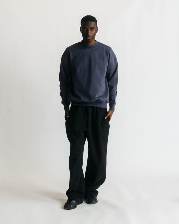 Drop Shoulder Crewneck - Midnight