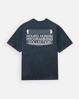 Human Programming T-Shirt - Vintage Blue