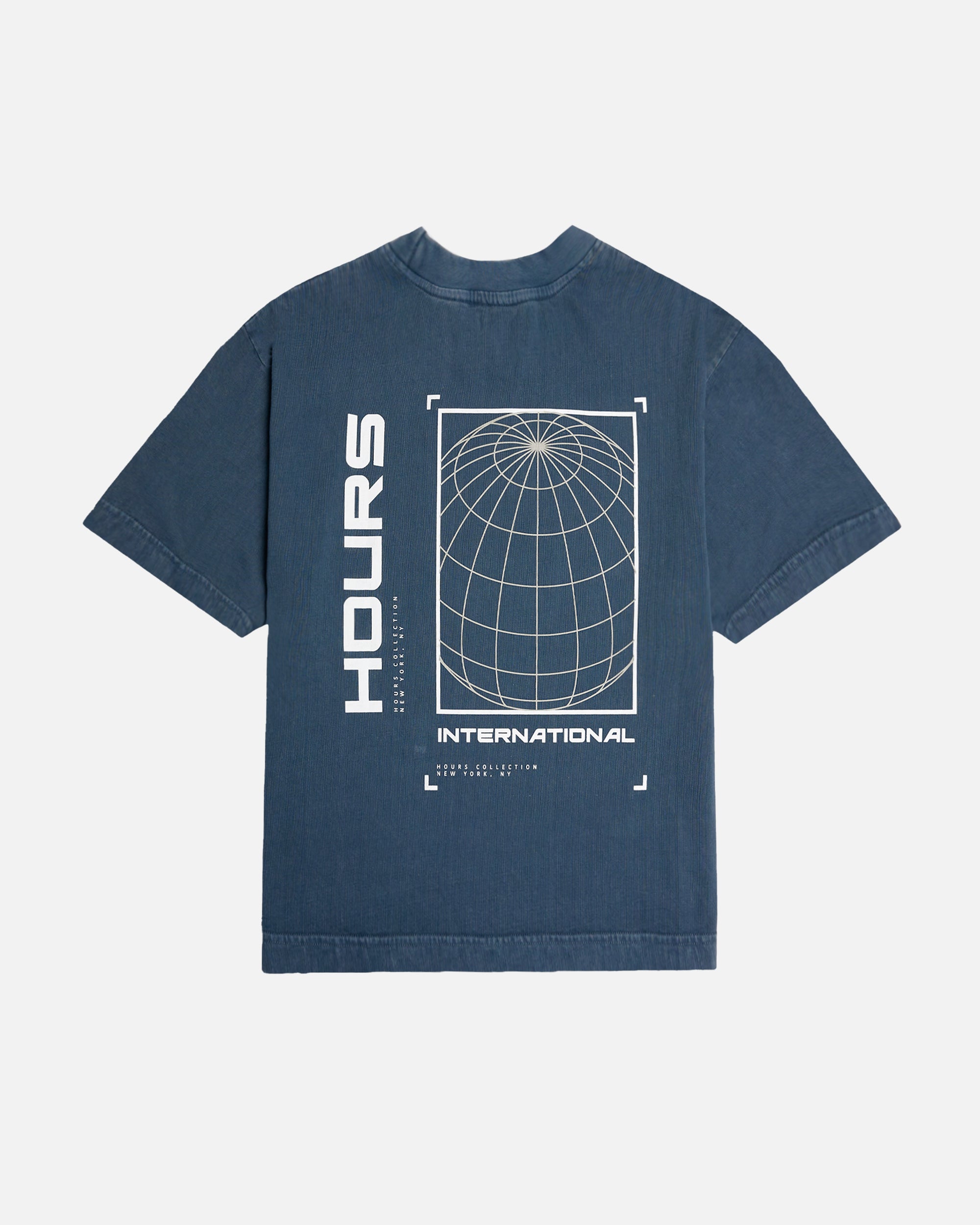 トップス 50-60s vintage cotton shirt Hours International Cropped T-Shirt - Vintage Navy