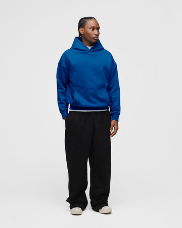 Drop Shoulder Hoodie - Royal Blue