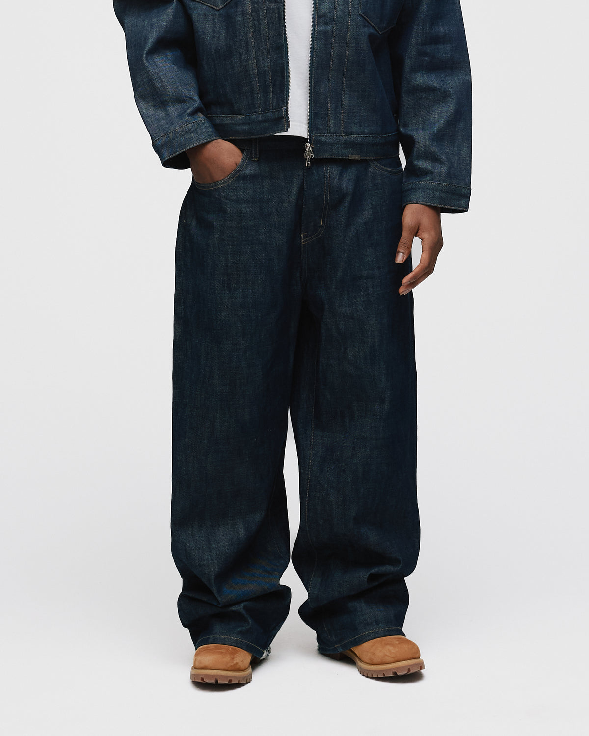 Baggy Raw Denim - Indigo