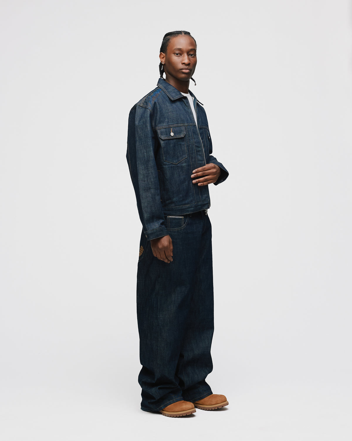 Baggy Raw Denim - Indigo