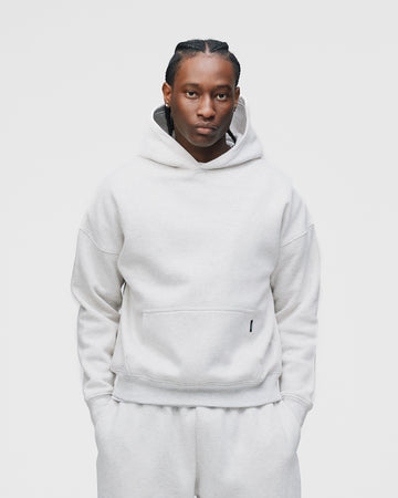 Drop Shoulder Hoodie - Ash