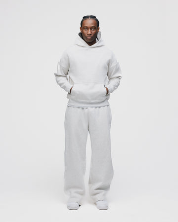Drop Shoulder Hoodie - Ash