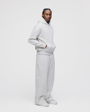 Drop Shoulder Hoodie - Ash