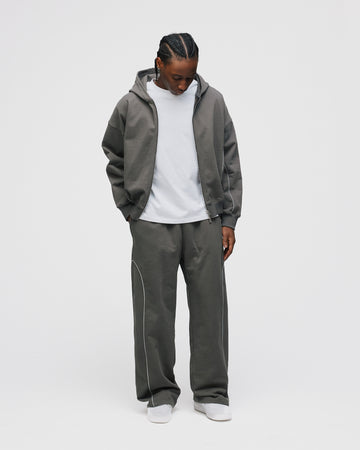 Arc Zip Hoodie - Charcoal