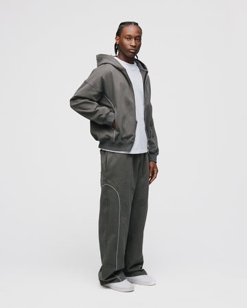 Arc Zip Hoodie - Charcoal