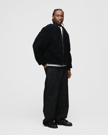 Sherpa Full Zip - Black