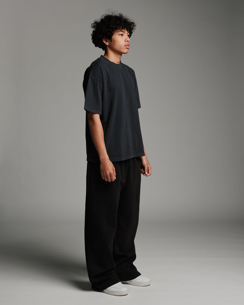 Drop Shoulder T-Shirt - Vintage Black