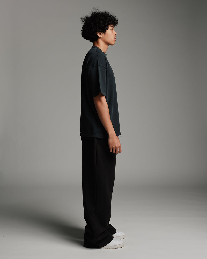 Drop Shoulder T-Shirt - Vintage Black