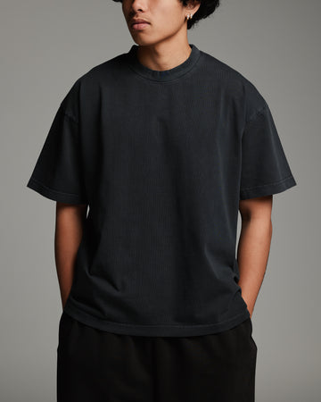 Drop Shoulder T-Shirt - Vintage Black