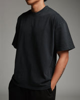 Drop Shoulder T-Shirt - Vintage Black
